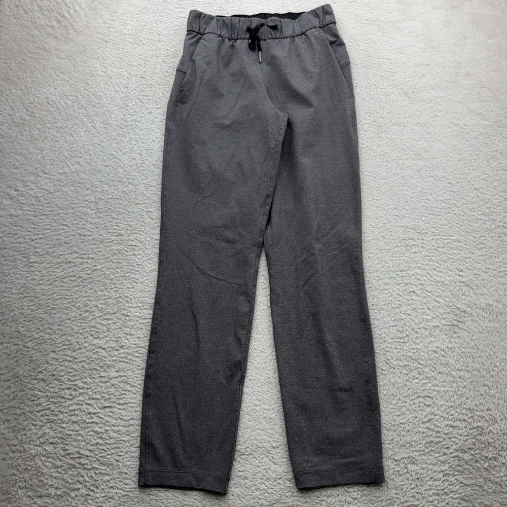 Lululemon On the Fly Pant Heathered Grey Luxtreme Jogger Trouser Size 2 LW6ASZS